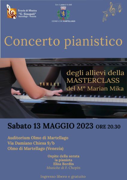 Concerto pianistico degli allievi della Masterclass Concerto pianistico degli allievi della Masterclass