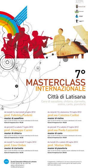 Masterclass internazionale Masterclass internazionale